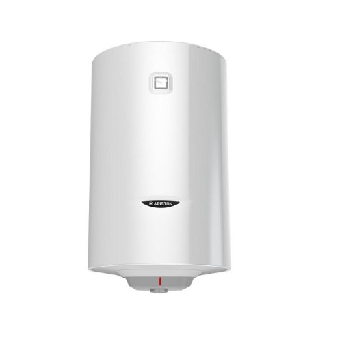 Ariston 80L Vertical Electric Water Heater Pro1R Italy, Elegant Vertical Italian-Made Water Heater Featuring Glass Lined Tank and Energy Efficient Incoloy Heating Element, Enhanced Heat Retention, and Multiple Safety Features for Efficient Water Heating